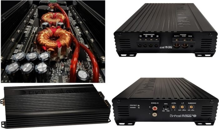 Critical Mass car Amplifier CM-RA2000S + UL12 The Perfect Subwoofer Car Audio Award-Winning 2500Watt RMS Dual 1.5 ohm 12" Subwoofer Super-subwoofer (UL12 Subwoofer + 2000W RMS Amplifier) - Image 5