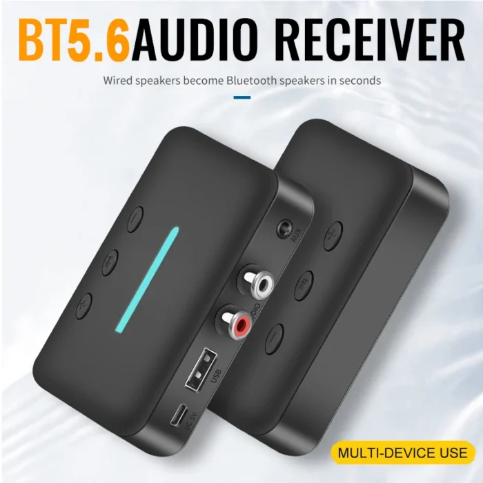 Bluetooth 5.3 Audio Receiver 3.5mm AUX RCA USB U-Disk Stereo Music Wireless Audio Adapter For PC TV Car Kit Speaker Amplifier - Image 2
