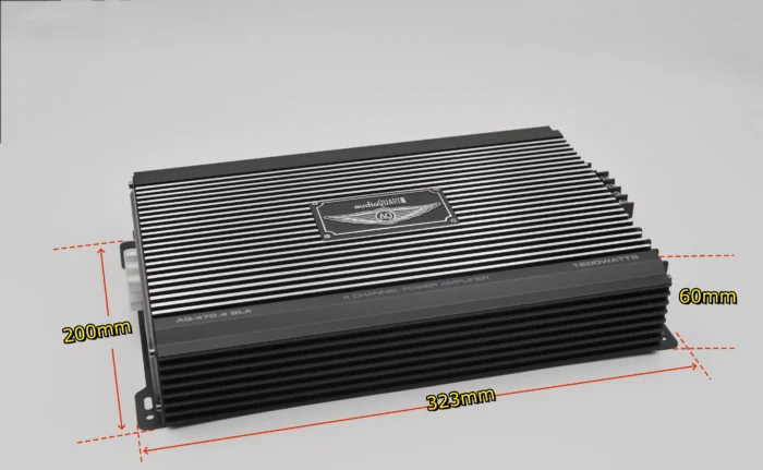 audioGUART Car Home Audio Power Amplifier 4 Channel 12V Car Digital Amplifer Car Audio Amplifier for Cars Amplifier Subwoofer - Image 2