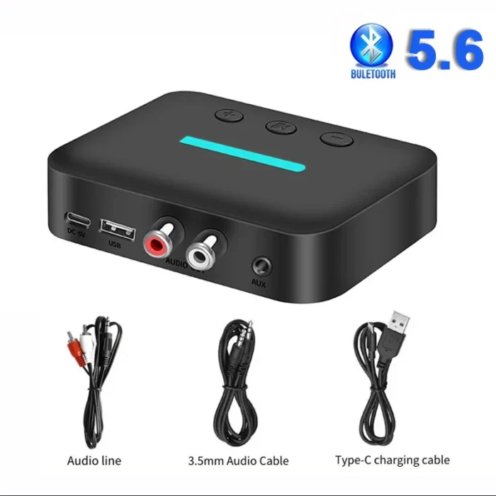 Bluetooth 5.3 Audio Receiver 3.5mm AUX RCA USB U-Disk Stereo Music Wireless Audio Adapter For PC TV Car Kit Speaker Amplifier - Image 6